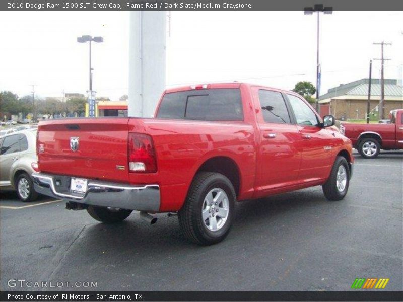 Flame Red / Dark Slate/Medium Graystone 2010 Dodge Ram 1500 SLT Crew Cab