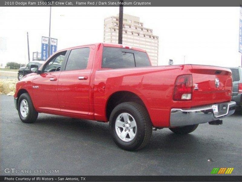 Flame Red / Dark Slate/Medium Graystone 2010 Dodge Ram 1500 SLT Crew Cab