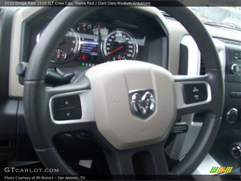 Flame Red / Dark Slate/Medium Graystone 2010 Dodge Ram 1500 SLT Crew Cab