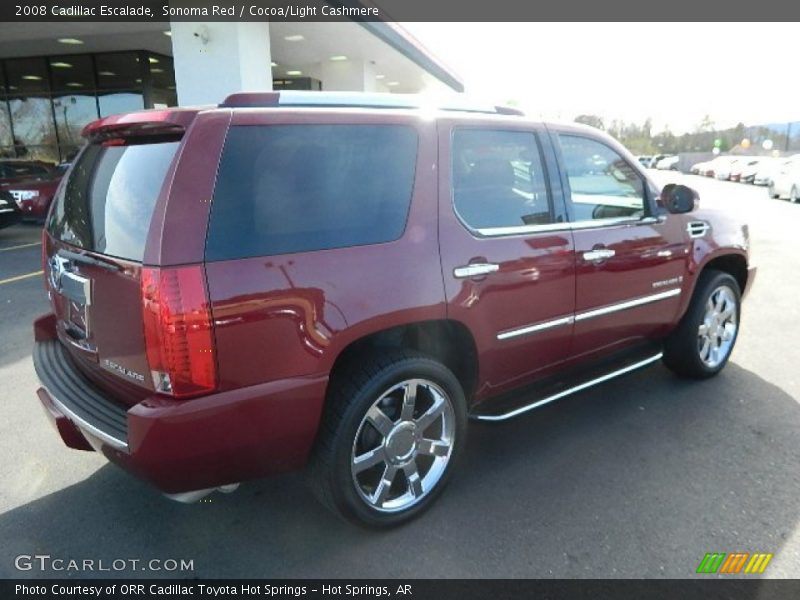 Sonoma Red / Cocoa/Light Cashmere 2008 Cadillac Escalade