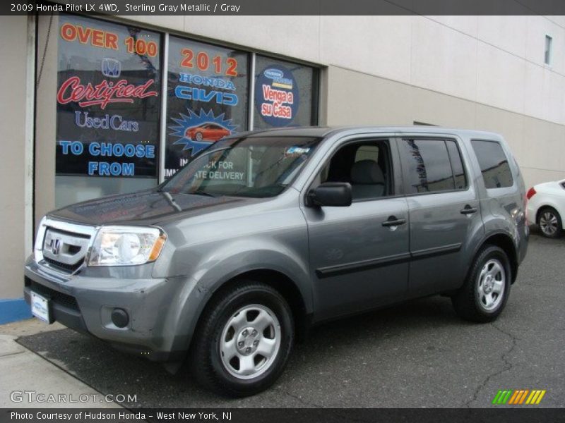 Sterling Gray Metallic / Gray 2009 Honda Pilot LX 4WD