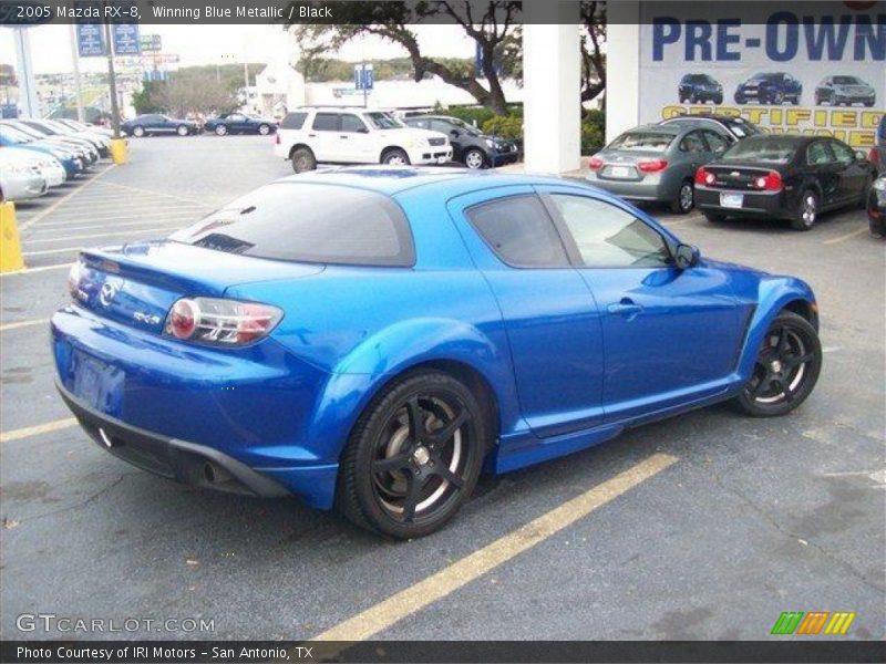 Winning Blue Metallic / Black 2005 Mazda RX-8