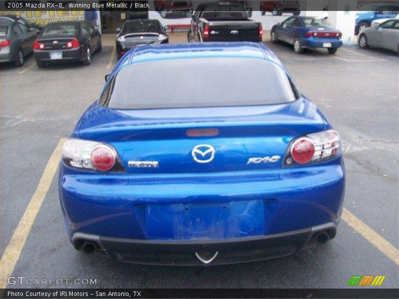 Winning Blue Metallic / Black 2005 Mazda RX-8