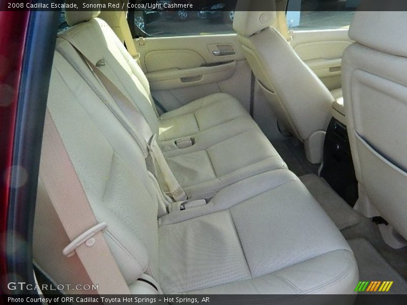 Sonoma Red / Cocoa/Light Cashmere 2008 Cadillac Escalade