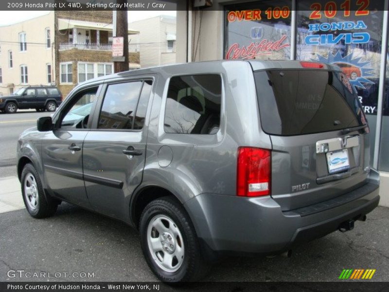 Sterling Gray Metallic / Gray 2009 Honda Pilot LX 4WD