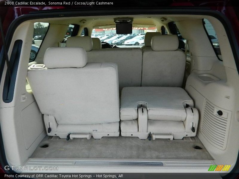 Sonoma Red / Cocoa/Light Cashmere 2008 Cadillac Escalade