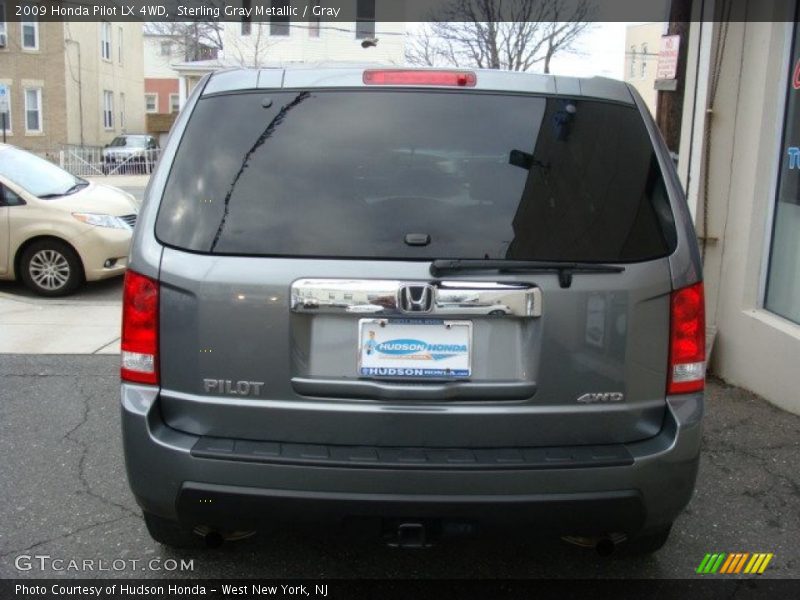 Sterling Gray Metallic / Gray 2009 Honda Pilot LX 4WD