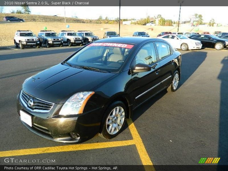 Super Black / Charcoal 2010 Nissan Sentra 2.0 SL