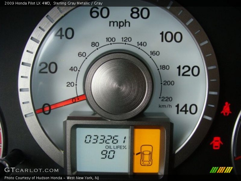 Sterling Gray Metallic / Gray 2009 Honda Pilot LX 4WD