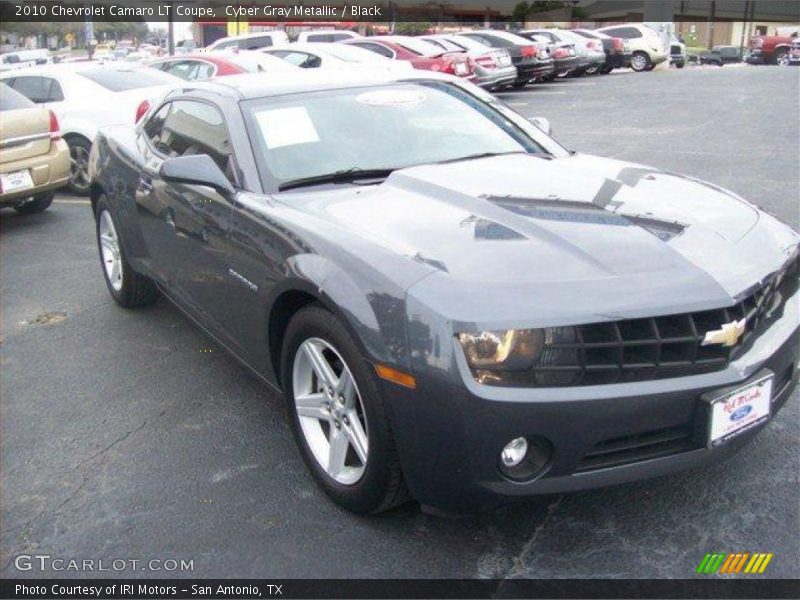 Cyber Gray Metallic / Black 2010 Chevrolet Camaro LT Coupe