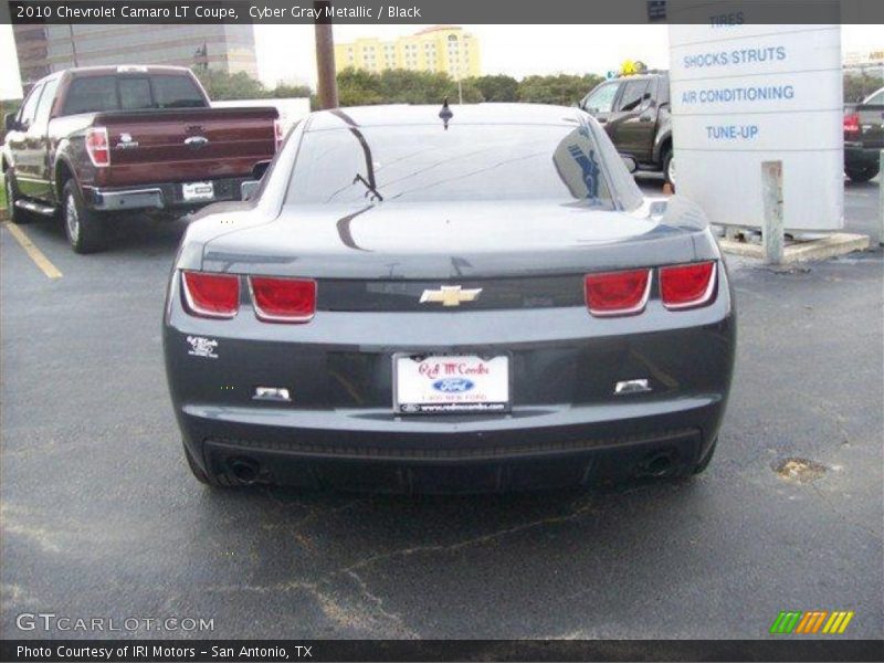 Cyber Gray Metallic / Black 2010 Chevrolet Camaro LT Coupe