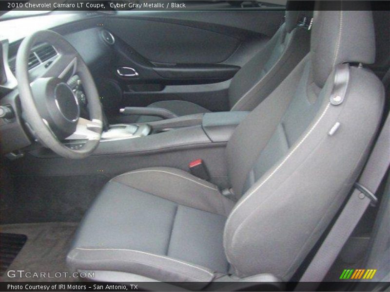 Cyber Gray Metallic / Black 2010 Chevrolet Camaro LT Coupe