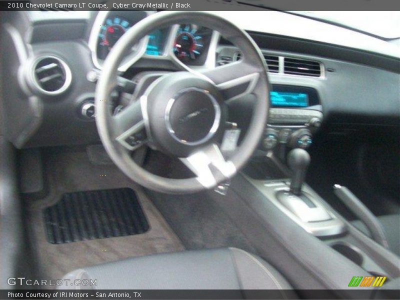 Cyber Gray Metallic / Black 2010 Chevrolet Camaro LT Coupe