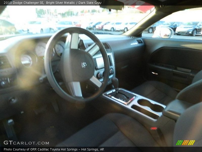 Bright Silver Metallic / Dark Slate Gray 2010 Dodge Challenger SE