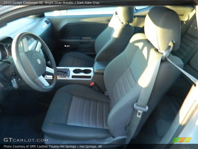 Bright Silver Metallic / Dark Slate Gray 2010 Dodge Challenger SE