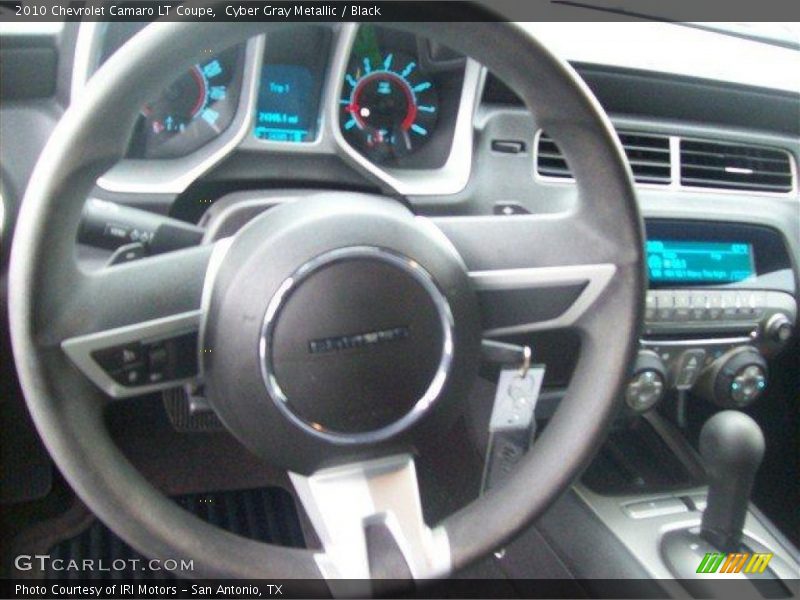 Cyber Gray Metallic / Black 2010 Chevrolet Camaro LT Coupe