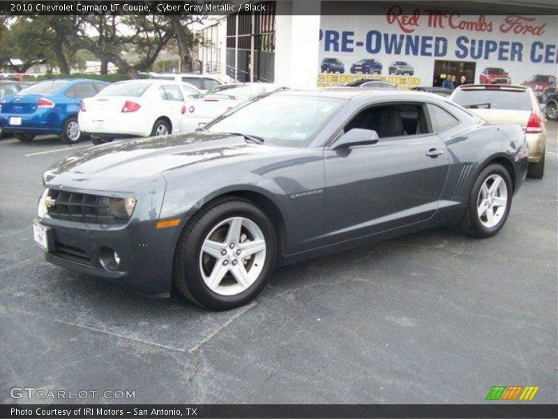 Cyber Gray Metallic / Black 2010 Chevrolet Camaro LT Coupe