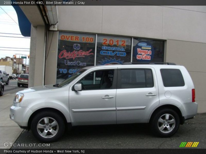 Billet Silver Metallic / Gray 2009 Honda Pilot EX 4WD