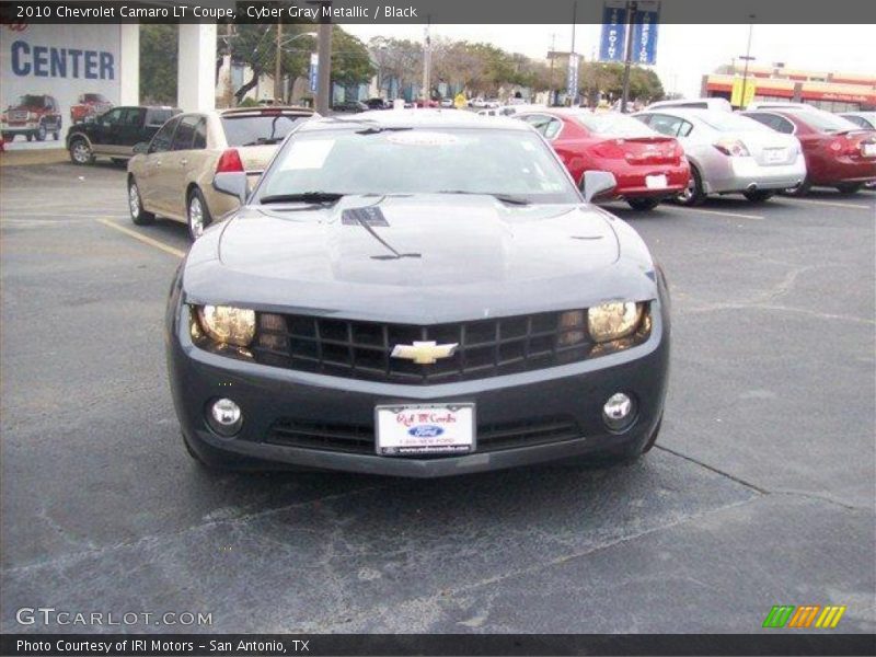 Cyber Gray Metallic / Black 2010 Chevrolet Camaro LT Coupe