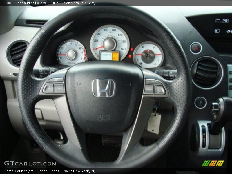 Billet Silver Metallic / Gray 2009 Honda Pilot EX 4WD