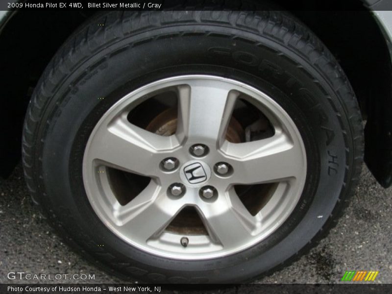 Billet Silver Metallic / Gray 2009 Honda Pilot EX 4WD