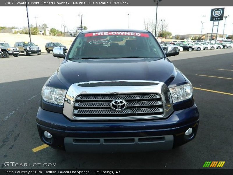 Nautical Blue Metallic / Red Rock 2007 Toyota Tundra Limited CrewMax