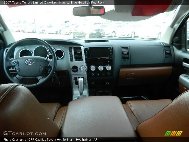 Nautical Blue Metallic / Red Rock 2007 Toyota Tundra Limited CrewMax