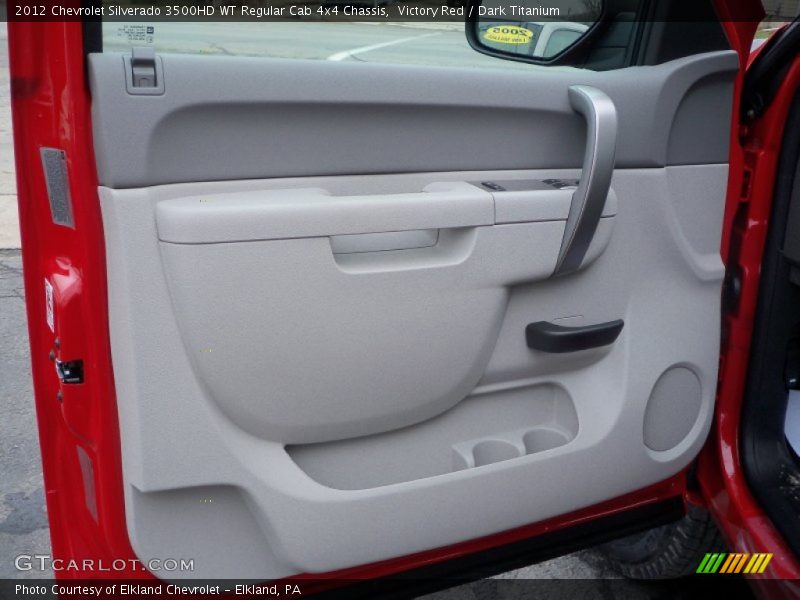 Door Panel of 2012 Silverado 3500HD WT Regular Cab 4x4 Chassis