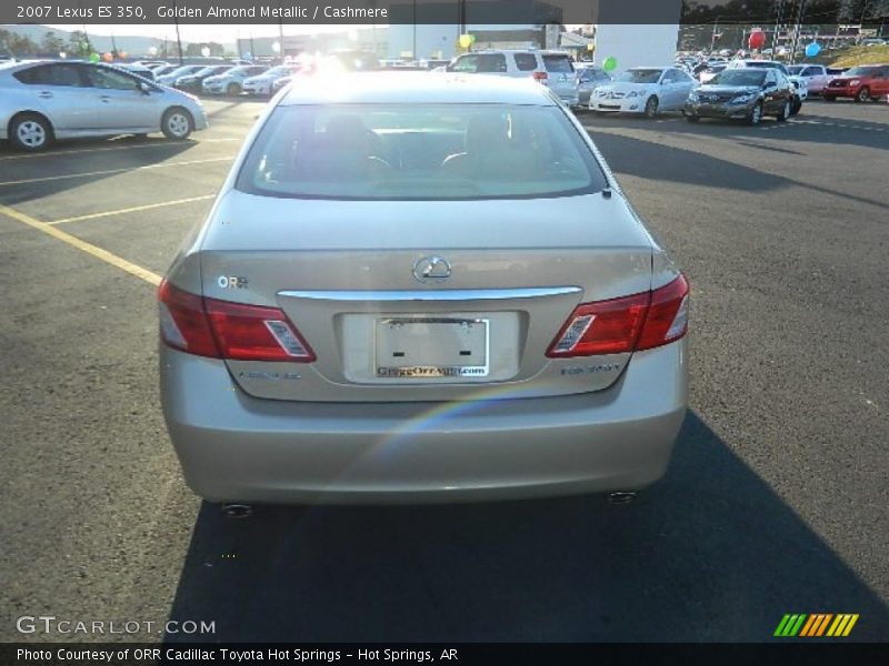 Golden Almond Metallic / Cashmere 2007 Lexus ES 350