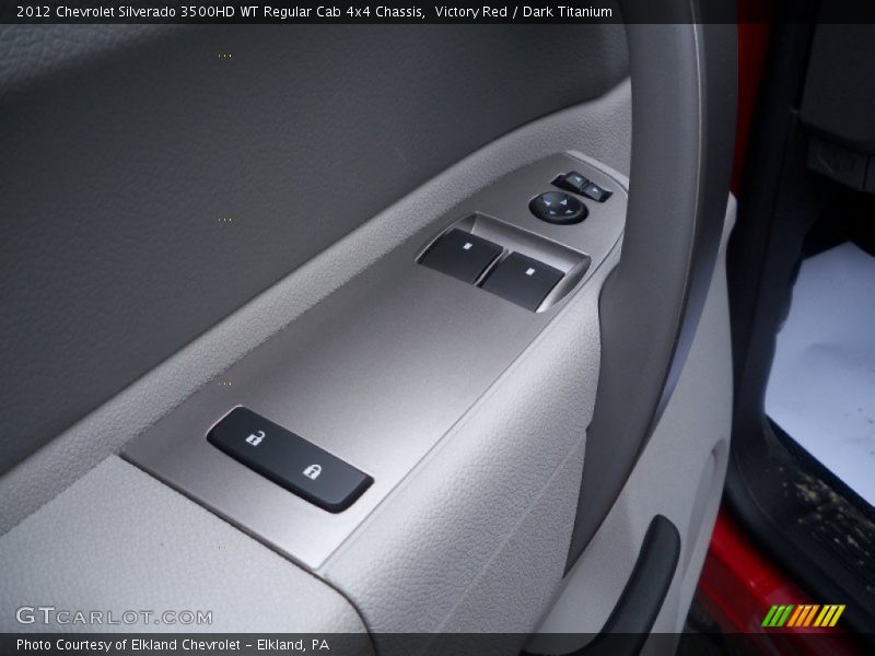 Victory Red / Dark Titanium 2012 Chevrolet Silverado 3500HD WT Regular Cab 4x4 Chassis