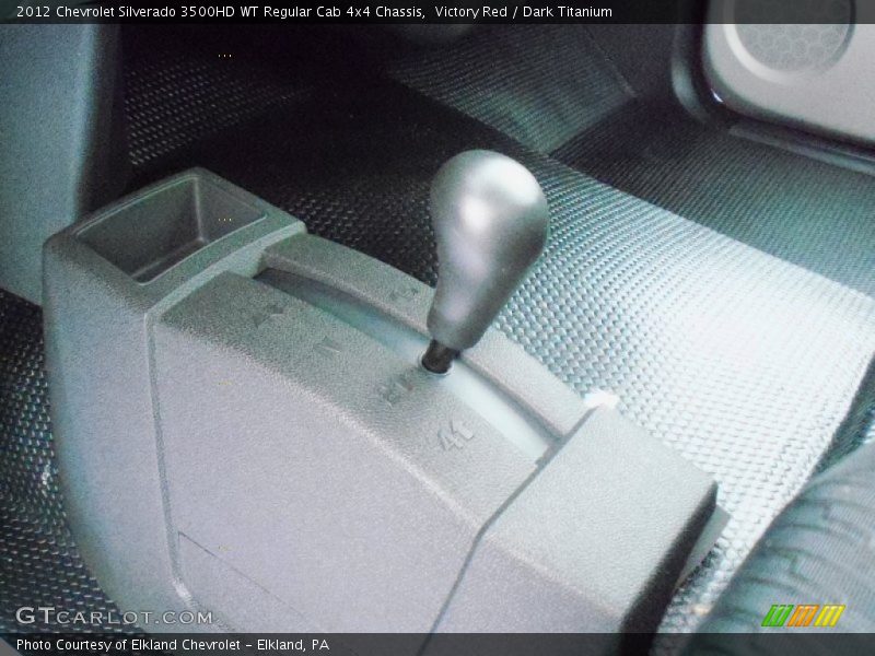 Victory Red / Dark Titanium 2012 Chevrolet Silverado 3500HD WT Regular Cab 4x4 Chassis