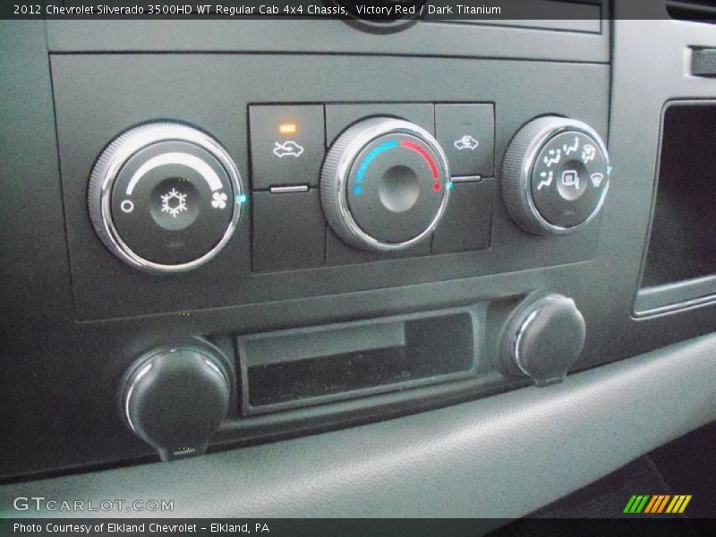 Controls of 2012 Silverado 3500HD WT Regular Cab 4x4 Chassis