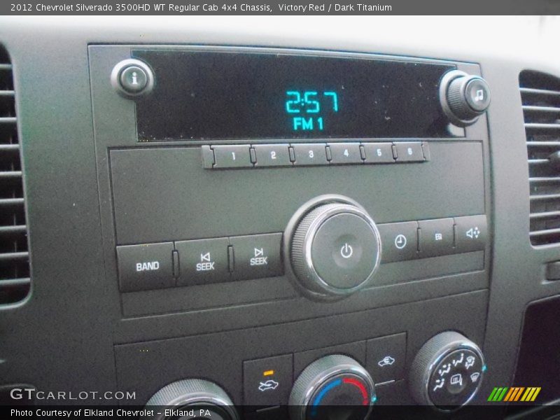 Audio System of 2012 Silverado 3500HD WT Regular Cab 4x4 Chassis