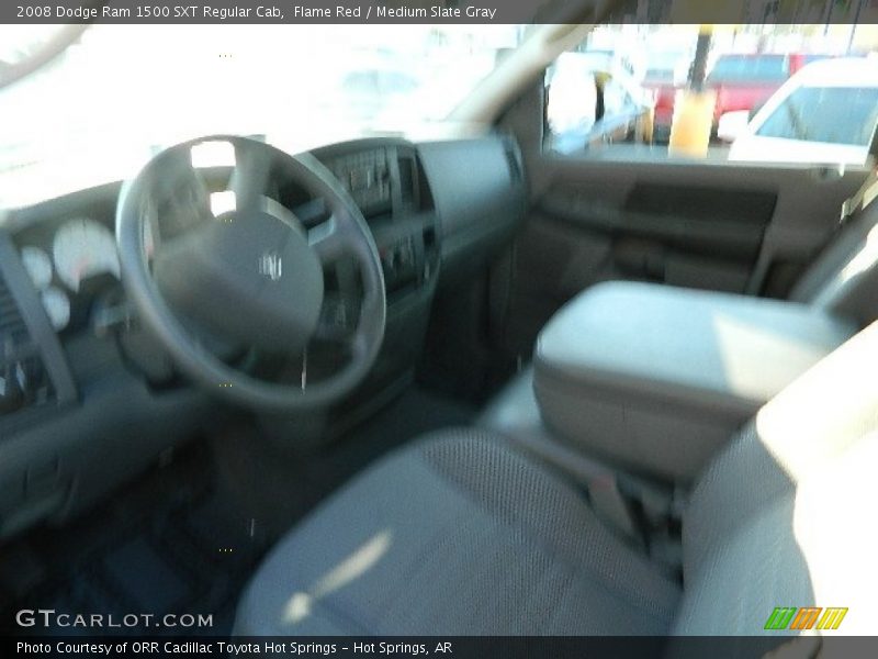 Flame Red / Medium Slate Gray 2008 Dodge Ram 1500 SXT Regular Cab