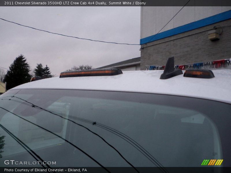 Summit White / Ebony 2011 Chevrolet Silverado 3500HD LTZ Crew Cab 4x4 Dually
