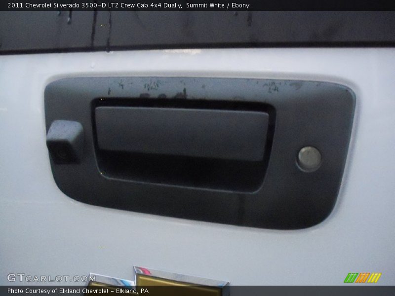 Summit White / Ebony 2011 Chevrolet Silverado 3500HD LTZ Crew Cab 4x4 Dually