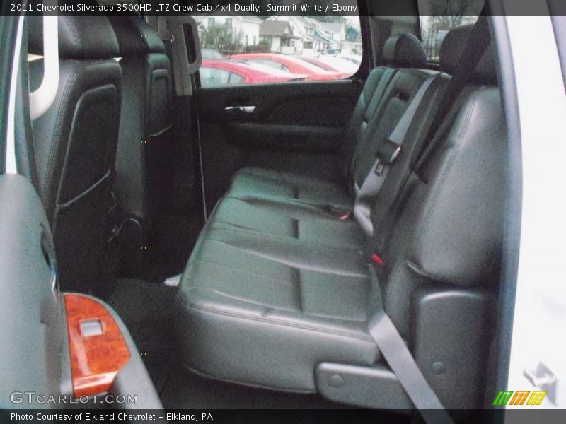 Summit White / Ebony 2011 Chevrolet Silverado 3500HD LTZ Crew Cab 4x4 Dually