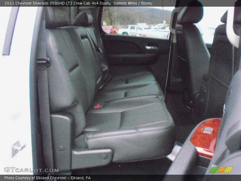 Summit White / Ebony 2011 Chevrolet Silverado 3500HD LTZ Crew Cab 4x4 Dually