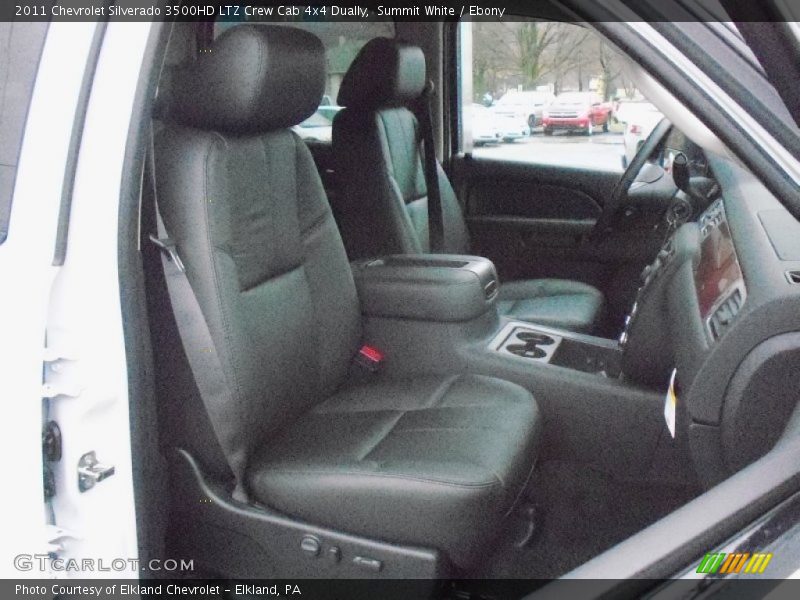 Summit White / Ebony 2011 Chevrolet Silverado 3500HD LTZ Crew Cab 4x4 Dually