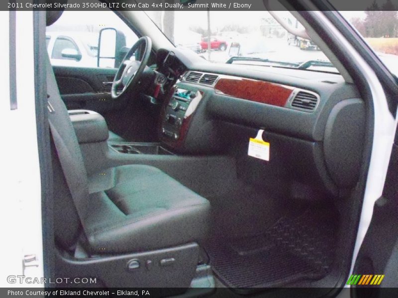 Summit White / Ebony 2011 Chevrolet Silverado 3500HD LTZ Crew Cab 4x4 Dually