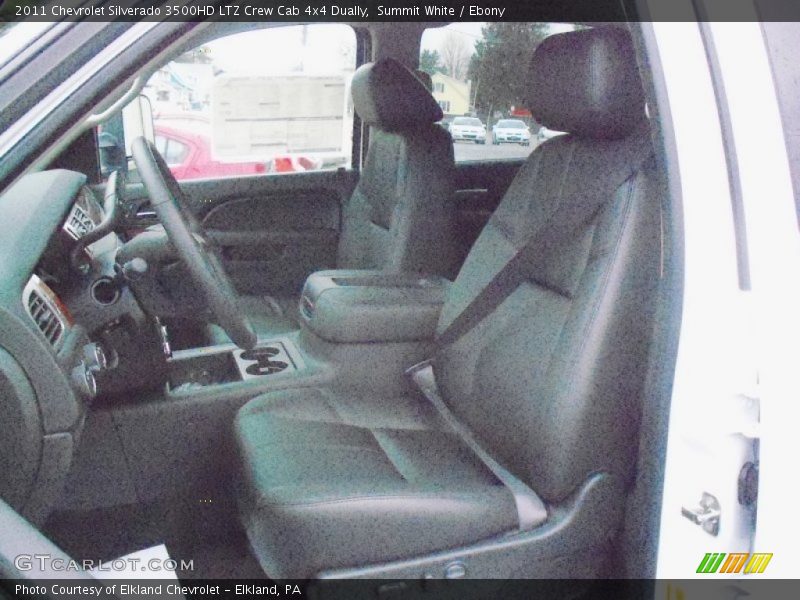 Summit White / Ebony 2011 Chevrolet Silverado 3500HD LTZ Crew Cab 4x4 Dually
