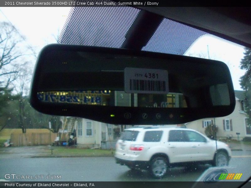 Summit White / Ebony 2011 Chevrolet Silverado 3500HD LTZ Crew Cab 4x4 Dually