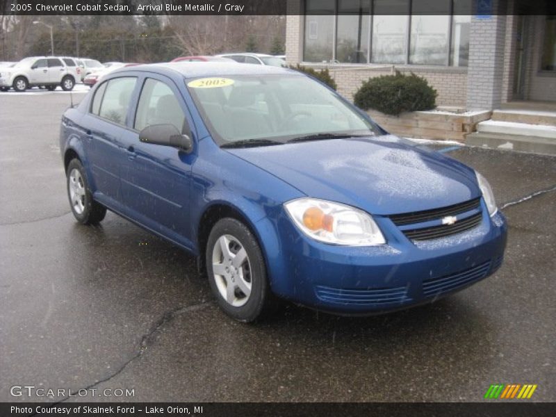 Arrival Blue Metallic / Gray 2005 Chevrolet Cobalt Sedan