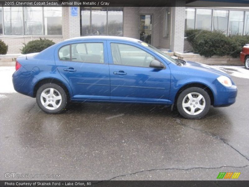 Arrival Blue Metallic / Gray 2005 Chevrolet Cobalt Sedan