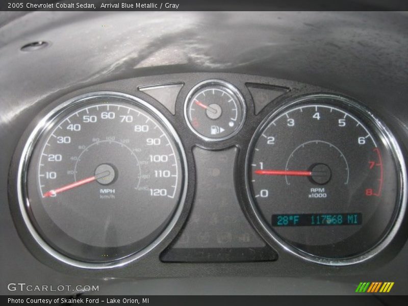 Arrival Blue Metallic / Gray 2005 Chevrolet Cobalt Sedan