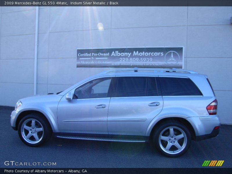 Iridium Silver Metallic / Black 2009 Mercedes-Benz GL 550 4Matic