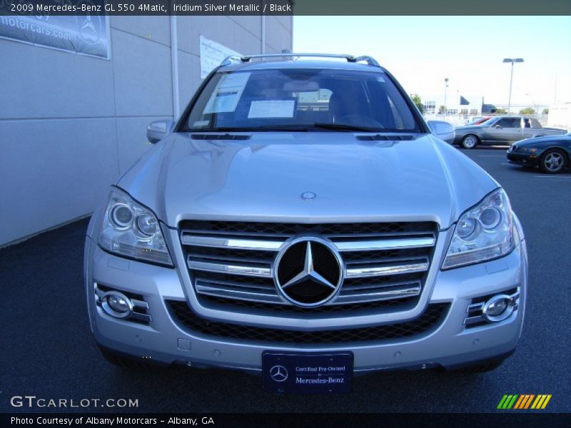 Iridium Silver Metallic / Black 2009 Mercedes-Benz GL 550 4Matic