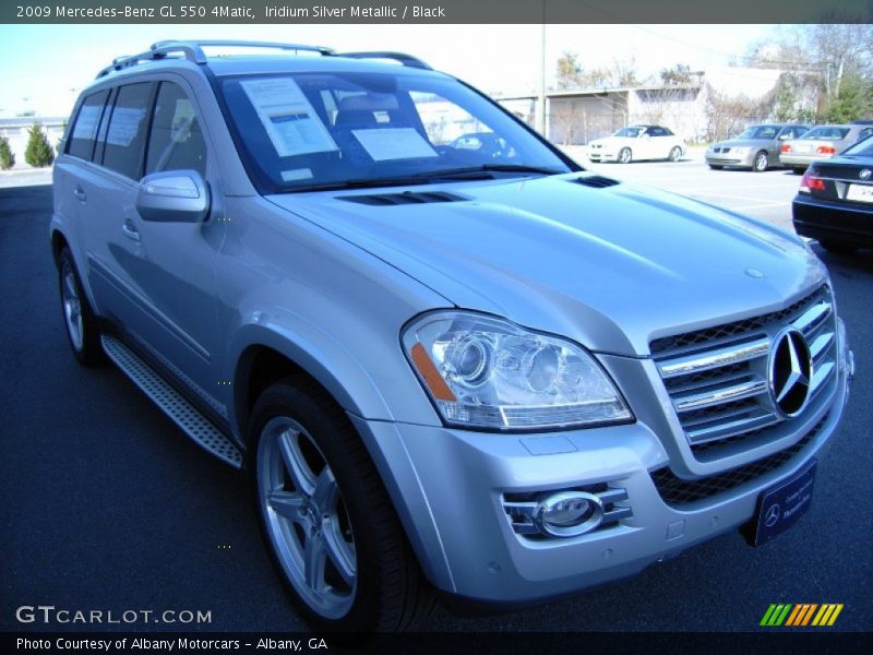 Iridium Silver Metallic / Black 2009 Mercedes-Benz GL 550 4Matic