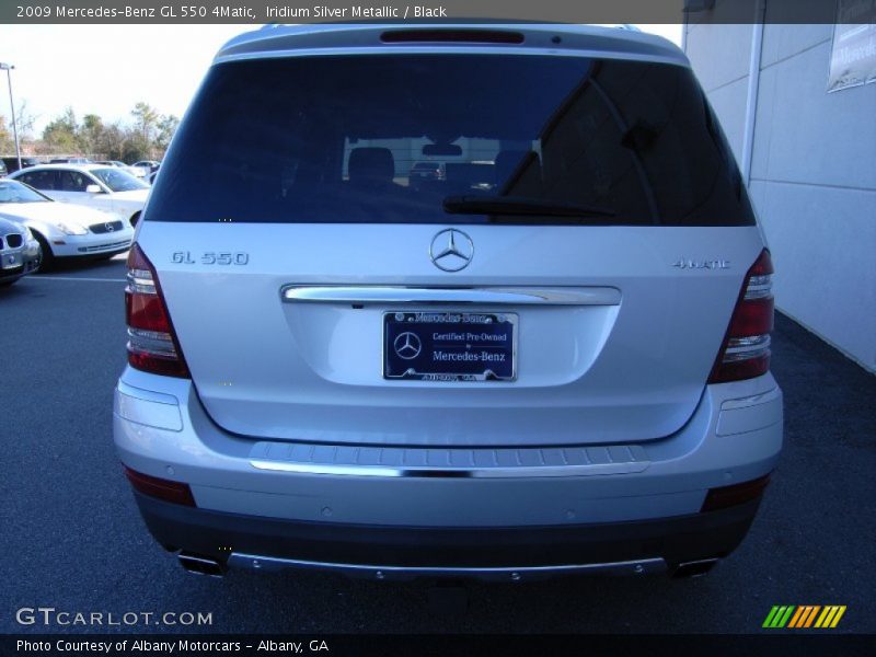 Iridium Silver Metallic / Black 2009 Mercedes-Benz GL 550 4Matic