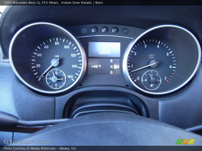 Iridium Silver Metallic / Black 2009 Mercedes-Benz GL 550 4Matic